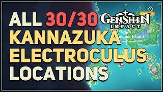 All 30 Kannazuka Electroculus Locations Genshin Impact