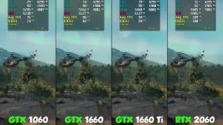 GTX 1060 vs GTX 1660 vs GTX 1660 Ti vs RTX 2060 Test in 7 Games