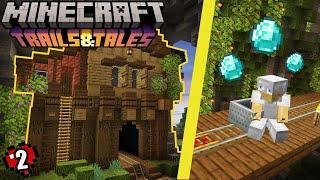 I Built The PERFECT DIAMOND MINE! Let's Play Minecraft 1.20 - #2