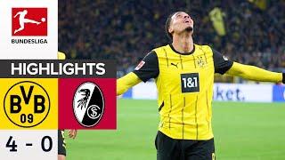 Borussia Dortmund vs SC Freiburg  (4-0) | Highlights and Goals | Bundesliga 2024/25