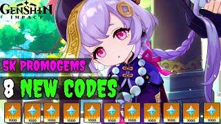 5K PROMOGEMS ️GENSHIN IMPACT REDEEM CODES 2025 - GENSHIN IMPACT CODES | GENSHIN CODES