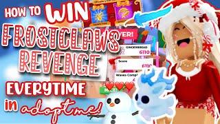 How To ALWAYS Win FROSTCLAWS REVENGE In Adopt Me! (Roblox) | AstroVV