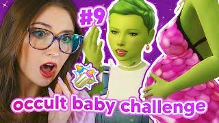 having a baby with a PLANT SIM in the sims 4 🪴 occult baby challenge #9