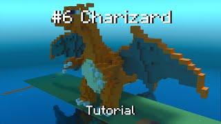 How to build a Pokémon Charizard statue in Minecraft (Tutorial)