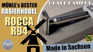 Mühle's bester Rasierhobel ║ Rocca R94, Treed Carbon - Nassrasur // GLATT - RASIERT