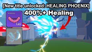 I Created The FASTEST HEALING PHOENIX In Roblox Blox Fruits