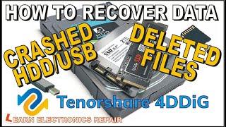 How to get back lost data from a dead PC with Tenorshare data recovery software best 2022