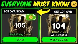 GLITCH! FREE 105 OVR Black FRIDAY SCAM - BALLON D' OR WEEK 3 GUIDE | Mr. Believer