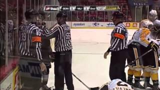 Tanner Eberle Elbow To the Head on Peter Quenneville- Game Misconduct (11/29/13)