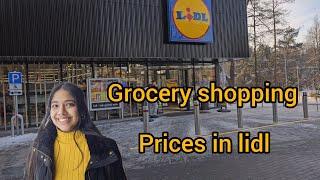 grocery cost in Vilnius Lithuania