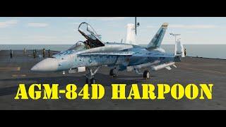 DCS F-18 AGM-84D Harpoon #dcswqc