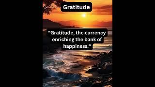 Gratitude