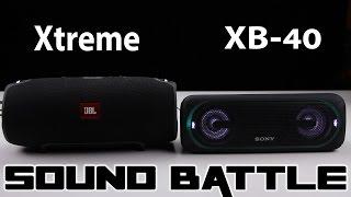 Sony SRS XB40 VS JBL Xtreme :SoundBattle