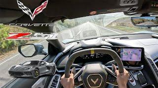 2024 CORVETTE C8 Z51 STINGRAY POV *INSANE SPEEDS*