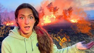 The Farm Is On FIRE | 100s Of Acres