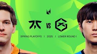 FNC v GX | 2025 LEC Spring Playoffs | Lower Round 1 | Game 1