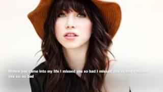 Carly Rae Jepsen " Call Me Maybe " Lyrics