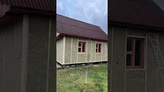 Как утеплить дом 6*4.#ремонт#утеплениекаркасногодома#участок#строительство#утепление#дом#участок#