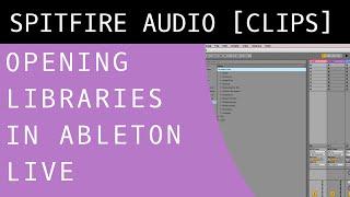 How To Open Spitfire Audio Plugins in Ableton Live