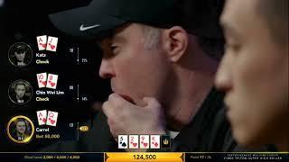 Cary Katz Bluffs Charlie Carrel | Classic Hands - MILLIONS Europe 2019 | partypoker