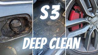 Have you seen a worse fuel flap!? Audi S3 deep clean