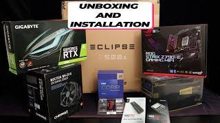UNBOXING AND INSTALLATION Video editing pc