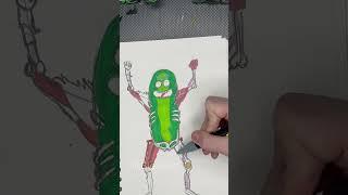 Drawing Pickle Rick!