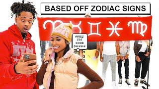 BLIND DATING BASED OFF ZODIAC SIGNS!