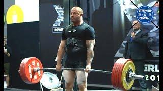 Sebastian Oreb (Thor's Coach) - 2nd Place 110 kg - Pro Raw XI - 940 kg Total