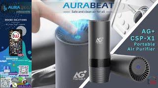AURABEAT AG+ Portable Silver Ion Air Purifier CSP-X1 Video by TWJ