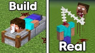 Minecraft But Scary Myth Builds Become REAL