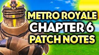 OFFICIAL METRO ROYALE CHAPTER 6 RELEASE DATE PUBG MOBILE