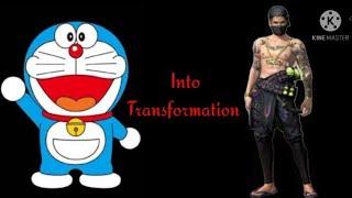 Doraemon Transformation into cepcil drawing. Thakudu Arts cepcil drawing.