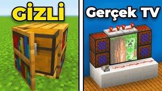 MINECRAFT: 10'dan Fazla GİZLİ Redstone Hilesi!