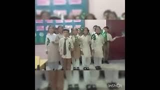 kids paying  tribute  to pak  army on Yome difah