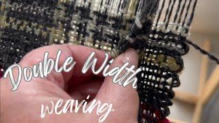 How to double your weaving width on a Rigid Heddle Loom