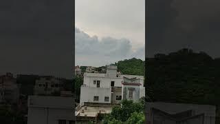 beautiful Nature #bokaro #jharkhand #nature #beauty #skyview #hills #temple #town #house #township