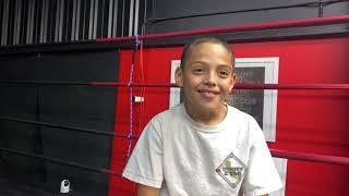 Interview with 10 YO  Giovanni Serrato - Getting Hooked on Boxing