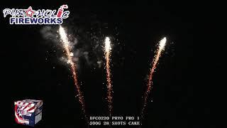 DFC0220  PYRO PRO 1 28 SHOTS CAKE/200G/CONSUMER CAKES/1.4G/UN0336