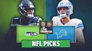 Seattle Seahawks vs Detroit Lions BEST BETS! NFL Picks & Predictions | The Favorites Podcast