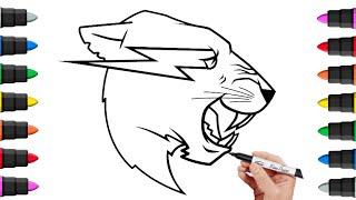 How to Draw Mr Beast logo - Drawing Step by Step