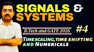 Signal and Systems  # 4 | Time Shifting, Delay, Advance & Amplitude Scaling Explained+ Numerical