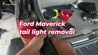 Ford Maverick  How to replace rear tai light