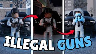 I used all the ILLEGAL DEALER GUNS in South Bronx The Trenches Roblox!