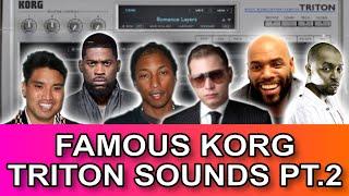 Famous Korg Triton Presets Used in Hip Hop Pt.2! Timbaland, Scott Storch, Neptunes