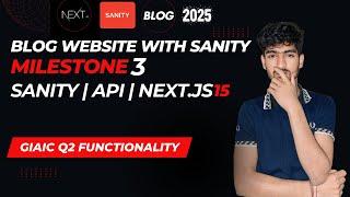 Build a Blog Website with Sanity and Nextjs15