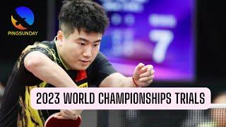 Liang Jingkun VS Xue Fei | Full HD | 2023 World Table Tennis Championships Trials