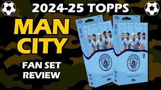 2024-25 Topps Man City Fan Set Soccer Box Review