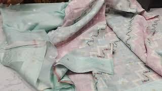 12.06.25 Lakhnavi & Burberry Digital Misprinting Full Sarees 8754625479