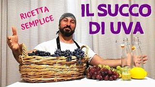 Come fare il succo d' uva - ricetta semplice e veloce